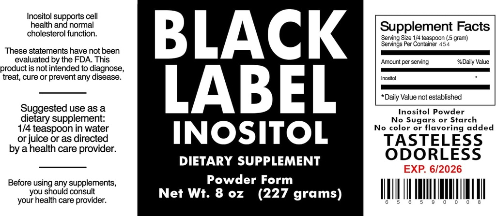 Generic Black Label Inositol, 2.19 Pound (Pack of 1)