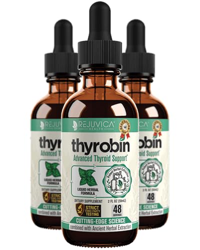 Trobhyin - 高度な甲状腺サポートサプリメント - より良い吸収のための液体配達 - ヨウ素、Stinginging Nettle、ケルプ、アストラガルス、アシュワガンダ&その他!