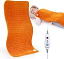 WOOMERの余分大きい暖房パッド、17" x33」 XLの暖房パッド、多色刷りの選択、湿気がある熱療法の特徴、自動遮断の電源コードの貯蔵ベルトが付いているヒート パッド