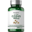 ピッピングロックシソス・クアドラギュラリスサプリメント1800mg | 200カプセル | 超集中ハーブエキス | 非GMO、グルテンフリー