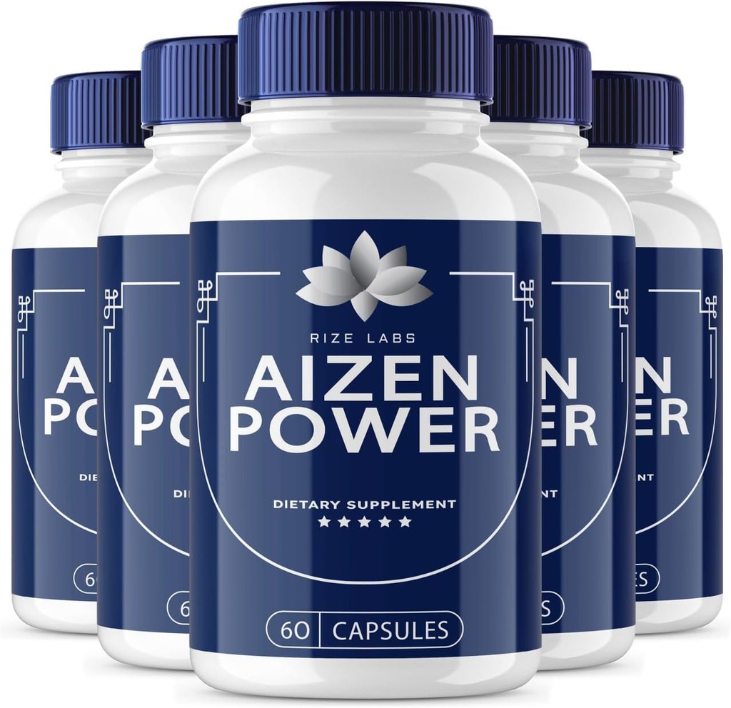 rize labs - Aizen Power for Men, All Natural Male Supplement to Boost Energy and Performance (300 Capsules)