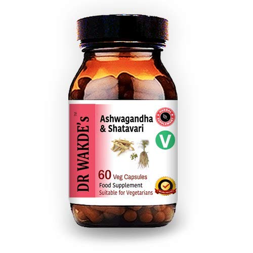 DR WAKDEのAshwagandha&Shatavariカプセル(60ベジーキャップ、Rejuvenatingハーブ、エネルギーサポート、アーユルヴェーダサプリメント、ビーガン、ハーブ、オールナチュラル、英国製)