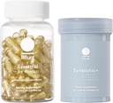 儀式ポストナタールマルチビタミンとグットデュオサプリメントは、ポストナタルビタミンとSynbiotic +: 3-in-1 Probiotic、プレバイオティック、ポストバイオティクス、Lactation、およびGut Health、30日の供給をサポート