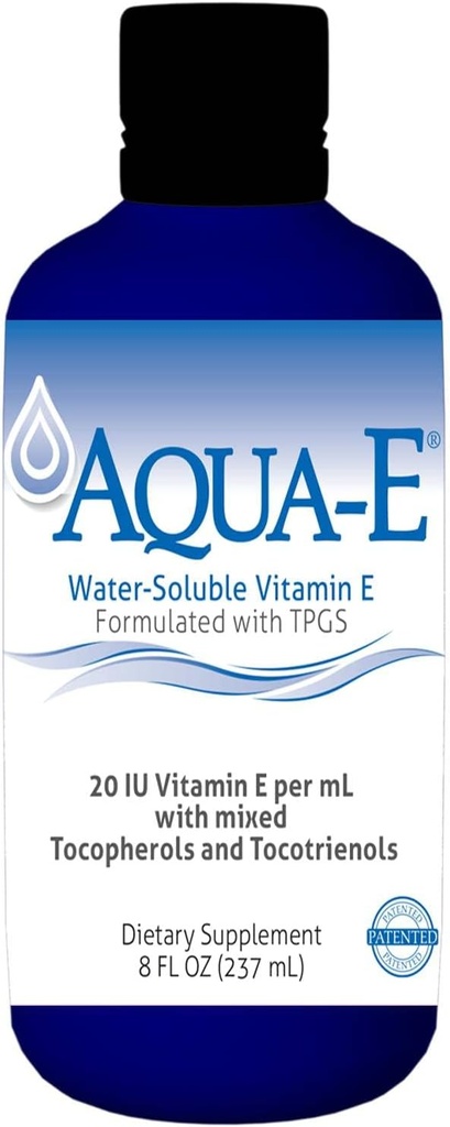 ユニクE A.C.グレースカンパニー、アクアE水溶性ビタミンE、トコフェロール&トコトリエノール、8 fl oz(237 ml)