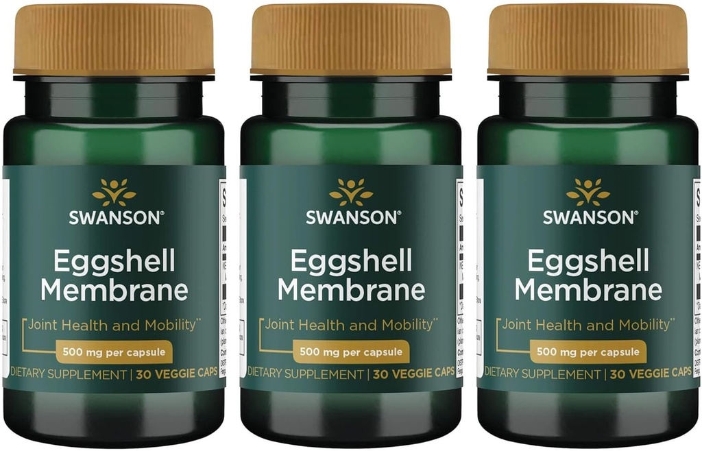 スワンソンエッグシェルメンブレン500mg 30ベジキャップ(3パック)