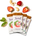 Tend 毎日最高の胎児ビタミンバー、妊娠中および産後の母親のための有機成分で作られた、DHA、ビタミンD、B、コリン、葉 - イチゴパッチ(4ct)