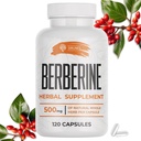 SIRUNES Berberine Supplement - 男性と女性のためのBerberine HCLの栄養補助食品 - 非GMO Berberine 500mg - 免疫サポート、心臓、コレステロールレベル120カプセルに最適