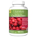 trunatureクランベリー 650 mg, 140 ベジタリアン カプセル (3 パック)