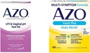 AZOの尿路感染症テストストリップ+腟pHテスト キット+イースト感染症及び腟の症状の救助のタブレット、60の計算