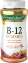 Nature's Bounty Vitamin B12グミー、栄養補助食品、エネルギー代謝と神経系の健康、混合ベリー風味、500mcg、90グミ