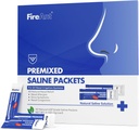 Sinus Rinse、Nasal Rinse、Nasal Irrigation System、PH Balanced - Slate BlueのためのFireAnt Saline Packets、100 Premixed Neti Pot Salt Packet