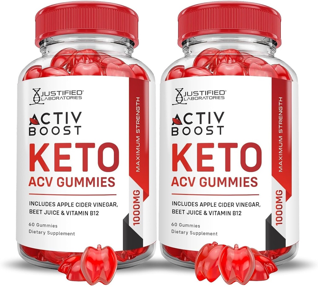 正当化された実験室(2パックのActivboost Keto Acv Gummiesの高度の方式1000MGの活動的なブーストはPomegranateのビート ジュースの粉B12ビーガン非GMO 120のGummysと方式しました