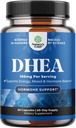 女性&男性のためのDHEAサプリメント - ホルモンバランスのための純粋なDHEA 100mg、気分安定性、脳機能、免疫システム、エネルギー&豊饒 - 大人のためのDehydroepiandrosteroneカプセル - 60 Ct