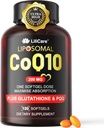 CoQ10-200mg-Softgels、120は最高の吸収のためのLiposomal CoQ10 PQQ及び黒いペッパーのエキス-超Ubiquinone Coenzyme Q10の補足の強力な酸化防止サポートHear-t及びエネルギーBoostに与えます