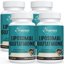 2400のMGのLiposomalのグルタチオンのSoftgels、最高の吸収、活動的な形態のL-グルタチオンによって減られる(GSH)、Hyaluronic酸、Resveratrol、Detox、頭脳、免疫システム、240のSoftgelsのためのマスターの酸化剤