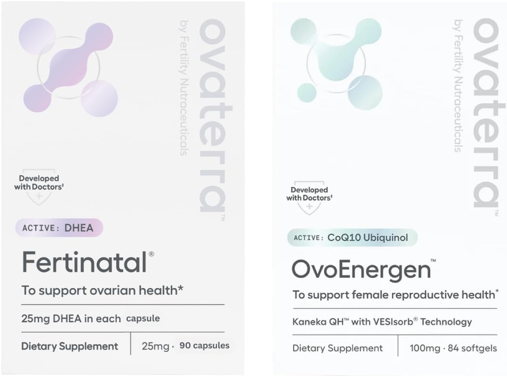 Kaneka QH、VESIsorb® の技術、Ubiquinol 及び Micronized DHEA 90 - 25mg のカプセル及び 84 - 100mg の Softgel のカプセル 28 日の供給が付いている女性のための卵の健康の電力パック