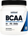 Nutricost BCAAの粉2:1 (90のサービング、加えられる味無し) - 分岐させたチェーン アミノ酸