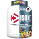 Dymatize x フルーティーな小石ISO100の乳白色蛋白質の粉の隔離剤、蛋白質、5.5g BCAAs、120 Cal。、グルテンフリー、1g脂肪、1g砂糖、2gの炭水化物(75のサービング)