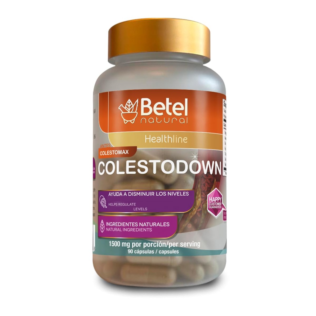 Betelの自然なColestomaxのカプセルの健康なコレステロールのレベル- 90のカプセル