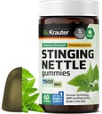BIO KRAUTER Stinginging Nettle Gummies - 7500 mg 強度 - 60 Chews - Nettle Root 10:1 抽出物 - 尿サポートサプリメント - ビーガングミーゼラチンフリー式