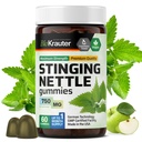 BIO KRAUTER Stinginging Nettle Gummies - 7500 mg 強度 - 60 Chews - Nettle Root 10:1 抽出物 - 尿サポートサプリメント - ビーガングミーゼラチンフリー式
