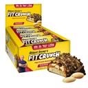 FITCRUNCH フルサイズのプロテインバー、6層焼肉バー、砂糖6g、グルテンフリー&ソフトケーキコア(12バー、ピーナッツバター)