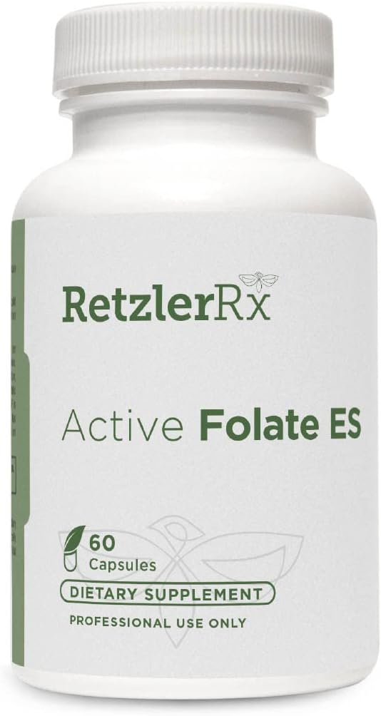 ホルモンSynergy活動的な葉酸塩ES - 5-MTHF - サービングごとの10,000のmcg (10mg) - 5-MTHF (5-methyltetrahydrofolateとして) - Quatrefolic® - 60のベジキャップとして生物活動的な葉酸塩