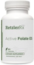 ホルモンSynergy活動的な葉酸塩ES - 5-MTHF - サービングごとの10,000のmcg (10mg) - 5-MTHF (5-methyltetrahydrofolateとして) - Quatrefolic® - 60のベジキャップとして生物活動的な葉酸塩
