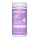 UpNourishはビーガンビタミンD3 5000 IU K2 MK4 MK7 500のmcgの補足、150のSoftgelsの有機性ココナッツ オイル、非GMO、グルテンフリーの植物によって基づくLiposomalのビタミンD Kを証明しました