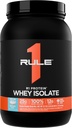 ルール1 R1プロテインWhey Isolate - 25gプロテイン&6g BCAAを独占的に使用して、ワークアウトの回復(2ポンド*、バースデーケーキ)のための水溶性ソース