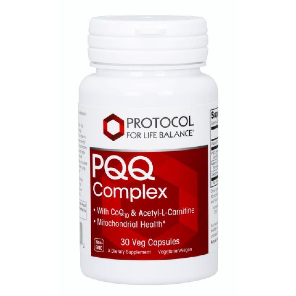 ライフバランスPQQコンプレックスのためのPROTOCOL - Mitochondrial Health - CoQ10&Lカルニチン - Bビタミン - エネルギーのためのサプリメント - 30ベジーキャップ