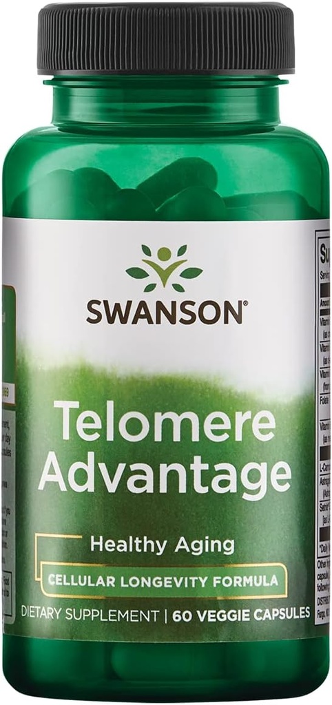 Swanson Telomereの利点60のベジのカプセル