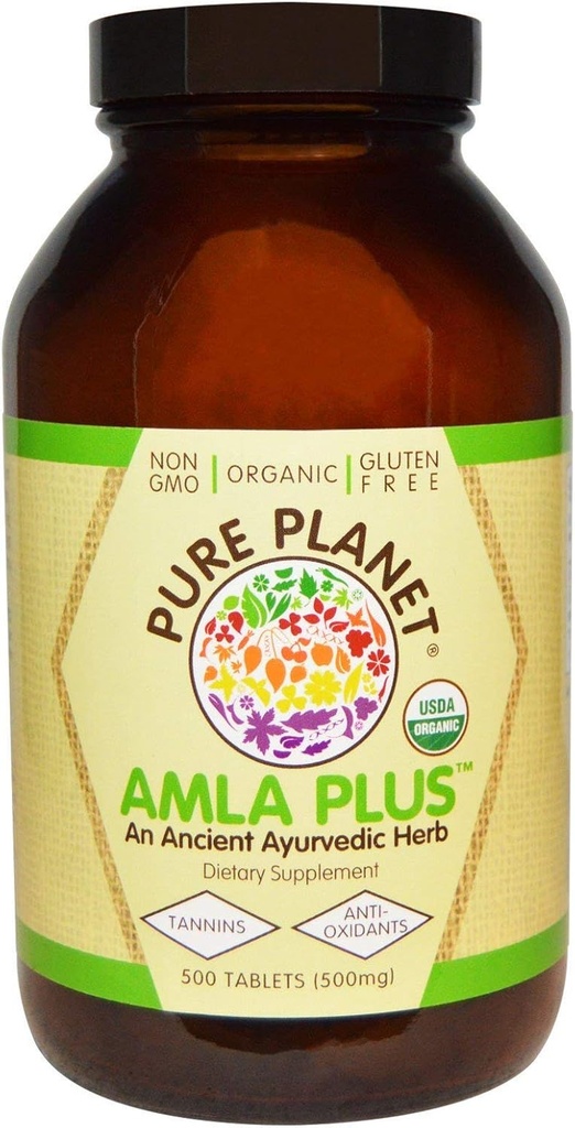 Pure Planet Amla Plus, 500 Tablets
