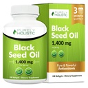 黒い種のオイルは1400mg、180のSoftgelsの3か月の供給-Omega 6、9及びTQの豊富な、黒いCuminの種油、免疫サポート、接合箇所および消化器を欠きます