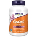 NOWの補足、CoQ10 30のmgの薬剤の等級、発酵によって作り出されるすべてのトランス形態、240のベジのカプセル