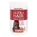 Natures Plus Ultra Hair thick Shake - 1 lb、ヘアプロテインシェイク - フレンチバニラフレーバー - ビタミンとミネラルの健康的な髪の成長サプリメント - 非GMO、グルテンフリー - 16 サービング