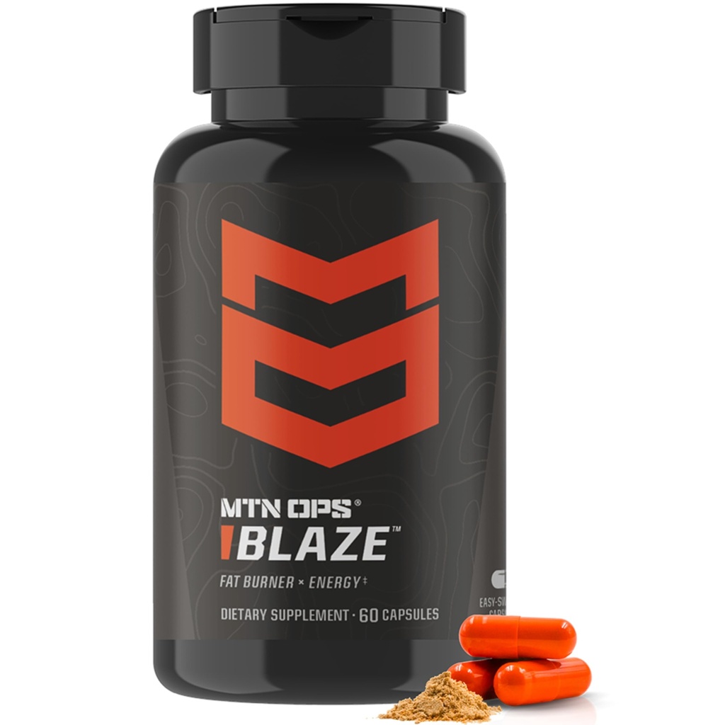 減量のためのMTN OPSのブレイズの脂肪バーナー及びThermogenicMetabolismのブースター、省エネのためのサービングのカフェインの丸薬ごとの210mg、30のサービング