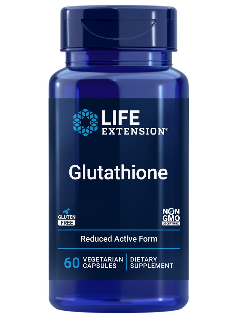 ライフエクステンショングルタチオン500mg - グルタチオンカプセル、抗酸化サプリメント、酸化ストレス、活性削減フォーム - グルテンフリー、非GMO、ベジタリアン - 60カプセル