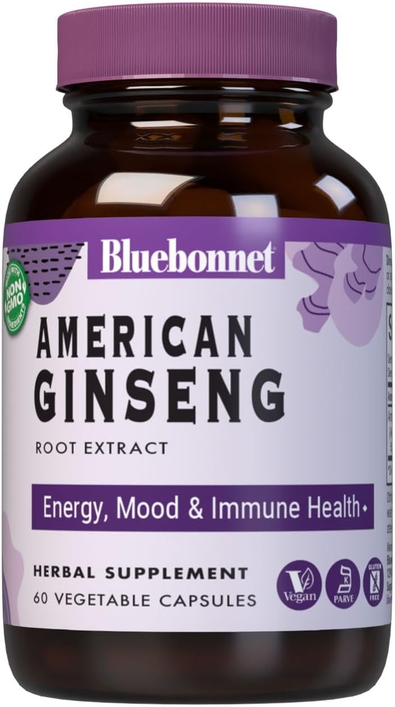 BlueBonnetのアメリカのGinsengの根のエキスの補足、60の計算