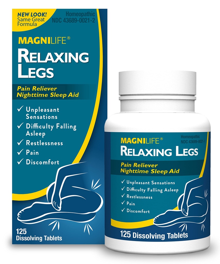 MagniLife の弛緩の足、残り足、自然な睡眠の援助および痛みの回復剤、カルム・ジャーク、Reslessnessおよび不快感 - 125 速い分解のタブレット