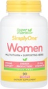 女性のためのSuperNutrition SimplyOneマルチビタミン、90カウント