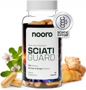 nooro SciatiGuard Sciatica Supplement – Sciatic Nerve Capsules with Vitamins B1, B6, B12, Magnesium, Ginger, Alpha Lipoic Acid – Support for Back Comfort – 60 Capsules