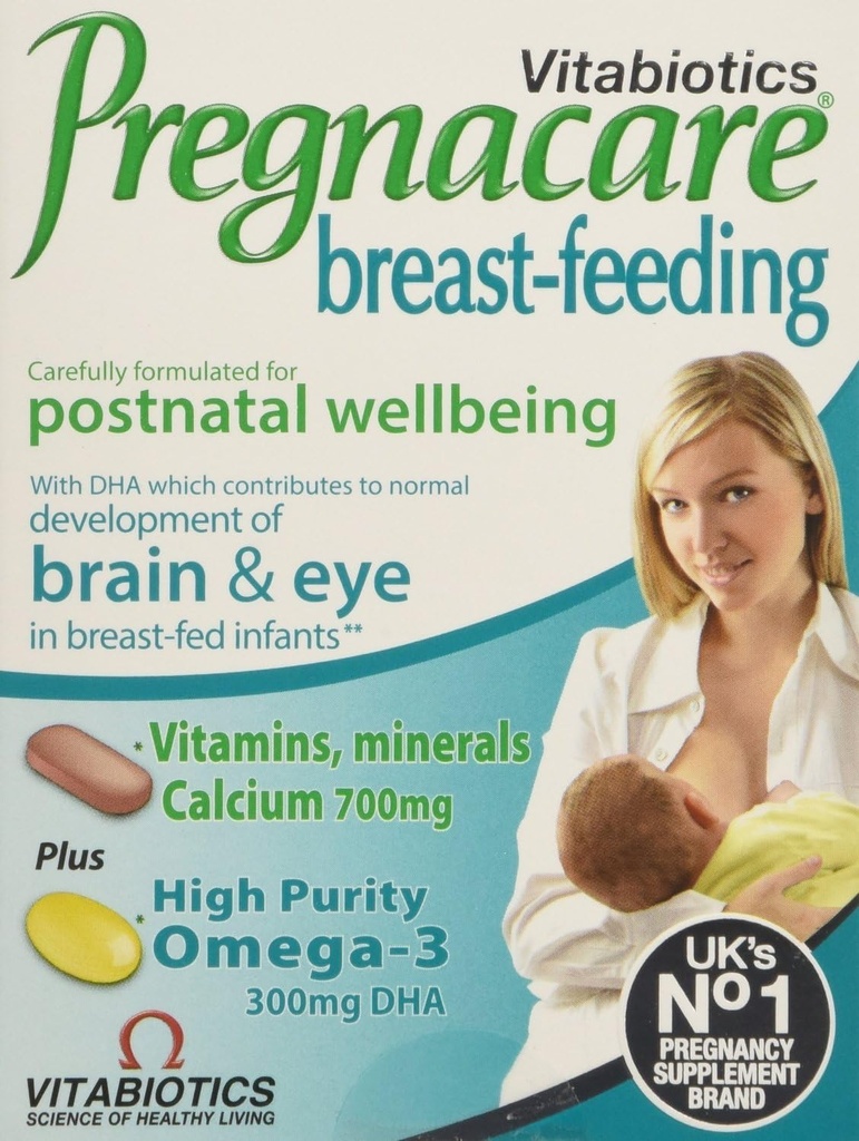Vitabiotics Pregnacare Breastfeeding - 56 タブ/ 25 キャップ