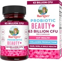 MaryRuth Organics Probiotic Beauty Capsule | ビーガンコラーゲンサポート | アンチエイジング | 腸の健康 | 美容皮膚と爪のビタミン | スキンケア | バイオチン | 非GMOプロジェクト 確認済み | 60 カウント