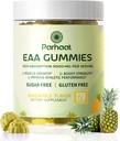 EAA Gummies 120 Gummies (Pineapple), Essential Amino Acids - All 9 Essential Aminos (EAA) and All Branched-Chain Aminos (BCAAs), Non-GMO, Gluten Free, Vegetarian Friendly