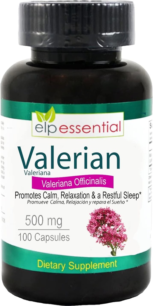 Valerian Rootのカプセルの有機性500mgハーブのエキスの補足100の丸薬