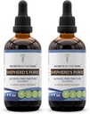 Tribe ShepherdのPurseアルコールフリー液体エキス、シェパードのPurse(Capsella Bursa-Pastoris)乾燥ハーブ(2x4 FL OZ)の秘密