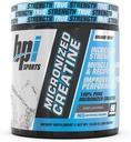 BPI Sports Micronized Creatine - Increase Strength - Reduce Fatigue - Lean Muscle Building - 100% Pure Creatine - Better Absorption - Supports Muscle Growth - Unflavored - 60 Servings - 10.58 Ounce