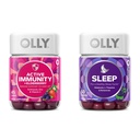 OLLY Gummy Active Immunity+Elderberry 45 Gummies, Sleep Gummy Occasional Sleep Support 50 カウント