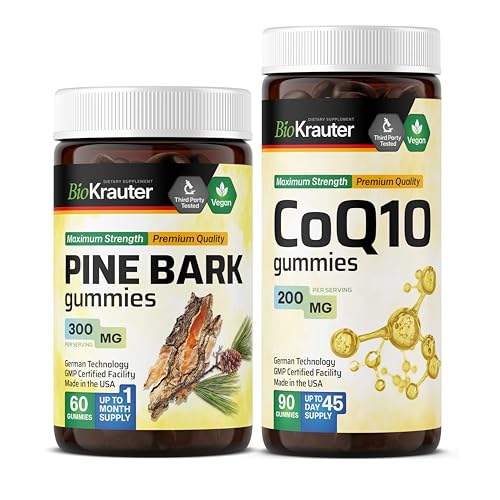 BIO KRAUTER パイン バーク 60 グミー & CoQ10 90 グミ